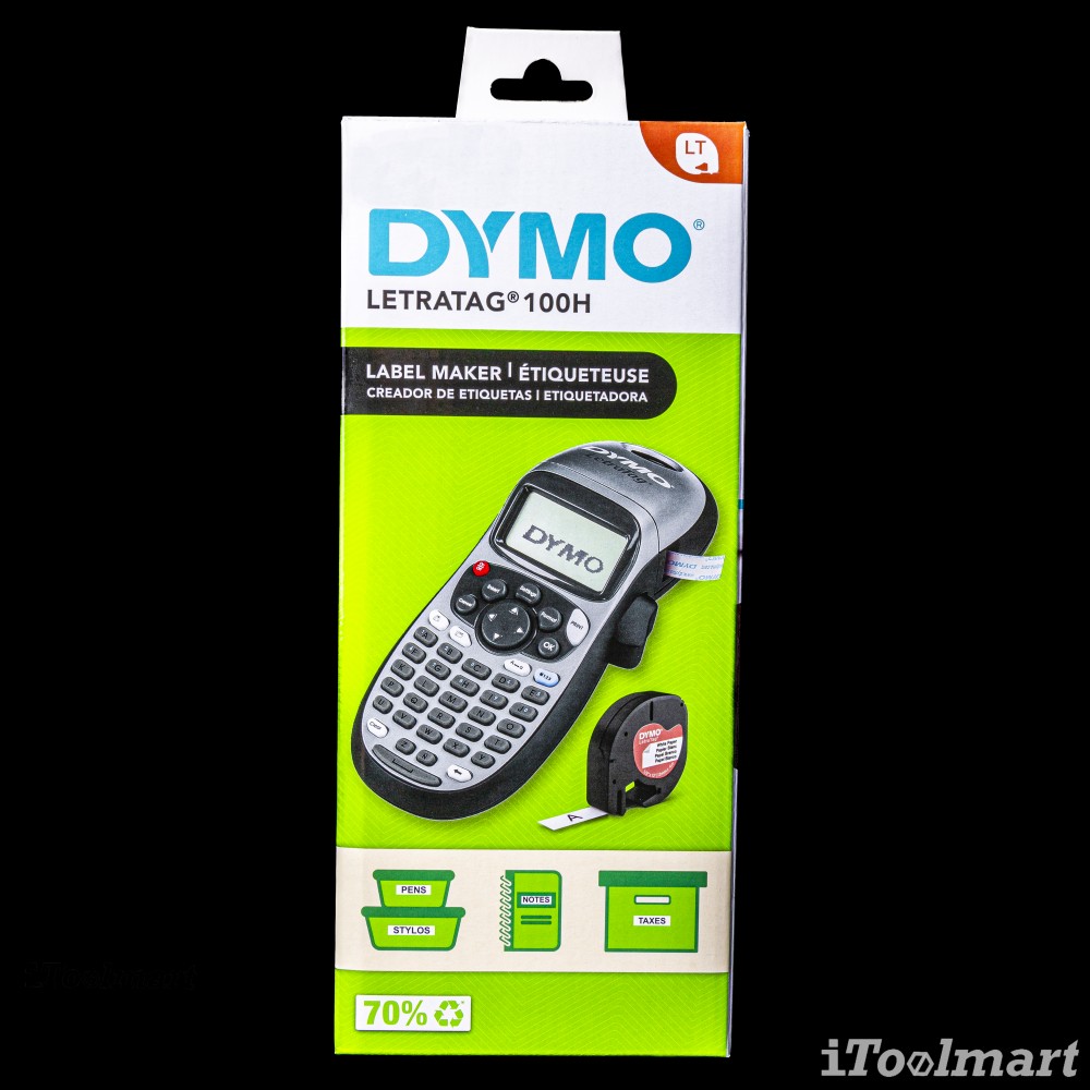 เครื่องพิมพ์ตัวอักษร DYMO 2174538 LT-100H (แป้นพิมพ์ ABC) สีเทา