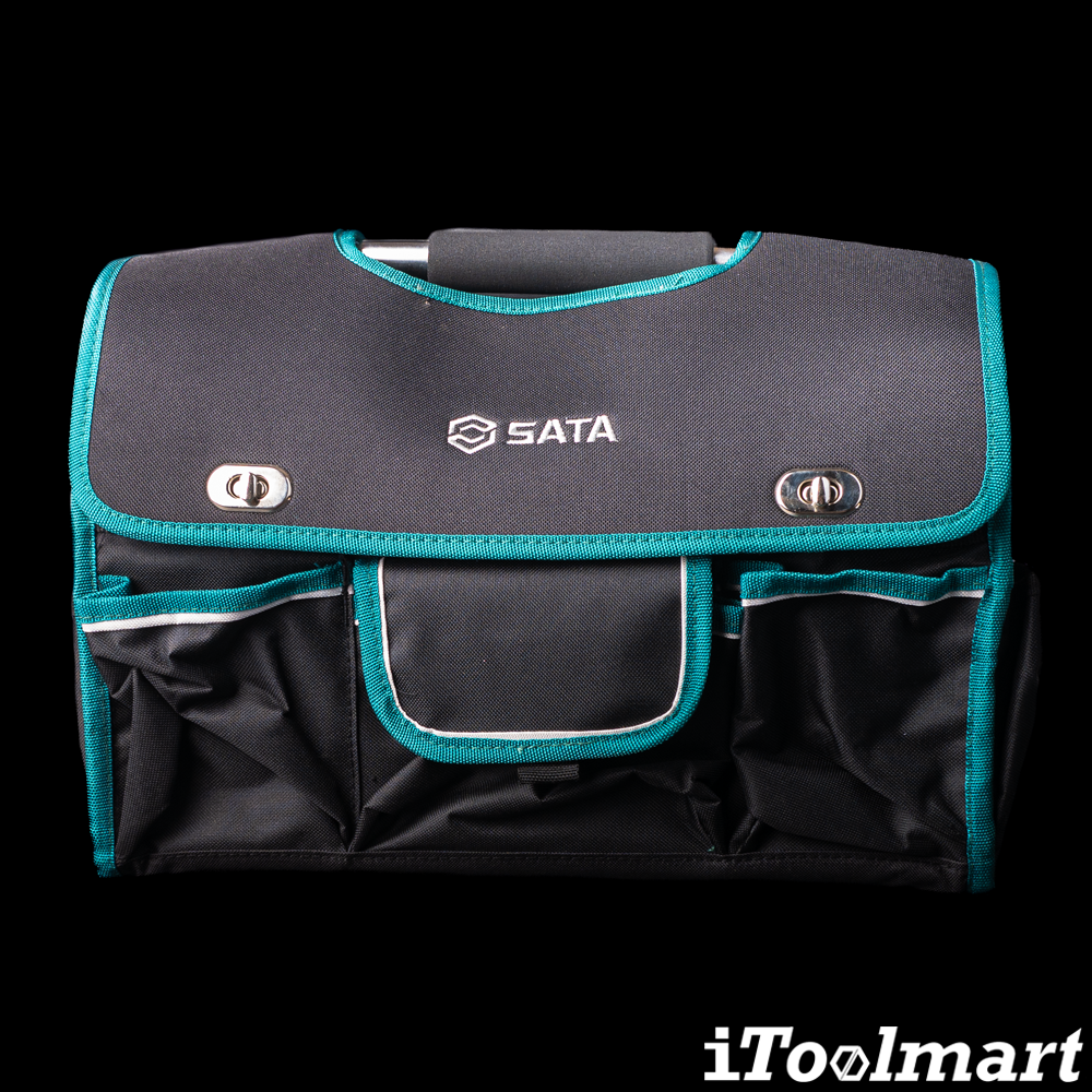 กระเป๋าเครื่องมือช่าง พร้อมหูหิ้ว ขนาด 19 นิ้ว SATA 95187