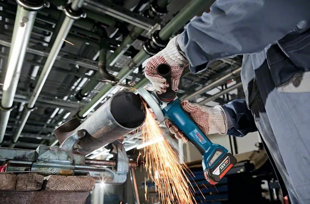 เครื่องเจียรไฟฟ้าไร้สาย ระบบ X-Lock BOSCH GWX 18V-10 P PROFESSIONAL 125 มม. (ตัวเปล่า)