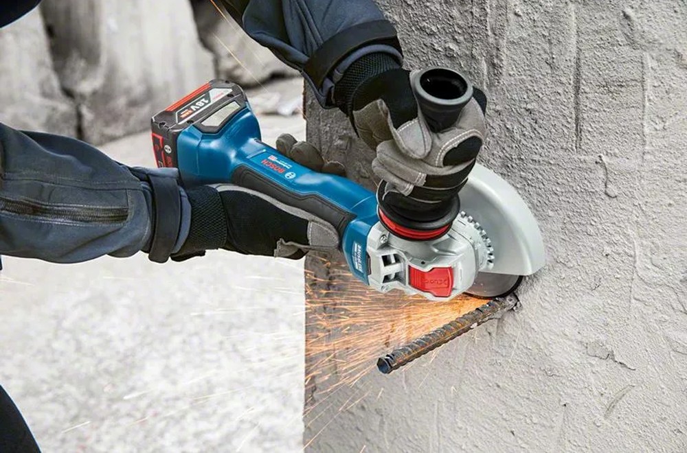 เครื่องเจียรไฟฟ้าไร้สาย ระบบ X-Lock BOSCH GWX 18V-10 P PROFESSIONAL 125 มม. (ตัวเปล่า)