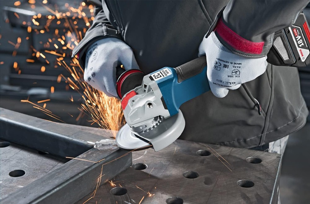 เครื่องเจียรไฟฟ้าไร้สาย ระบบ X-Lock BOSCH GWX 18V-10 P PROFESSIONAL 125 มม. (ตัวเปล่า)