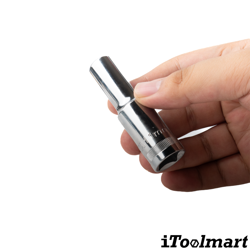 ลูกบล็อกยาว 11 mm. 1/2 นิ้ว 6 เหลี่ยม SATA 13402