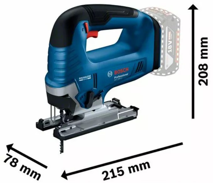 เครื่องเลื่อยฉลุไร้สาย Bosch GST 185-LI 18V. (ตัวเปล่า)