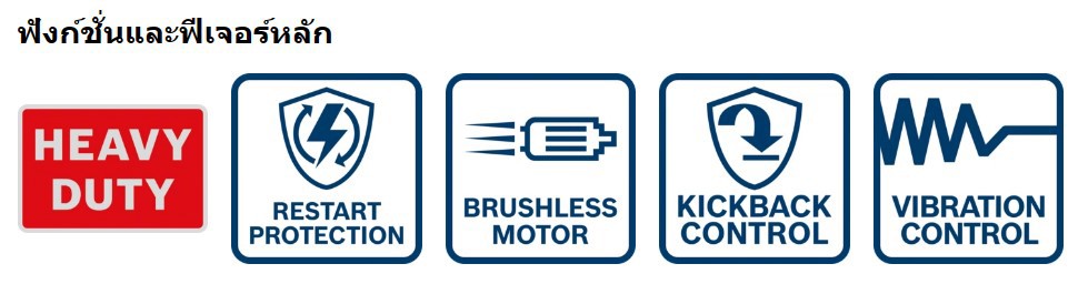 เครื่องเจียรไฟฟ้า BOSCH GWS 30-180 B Motor Brushless ขนาด 7 นิ้ว