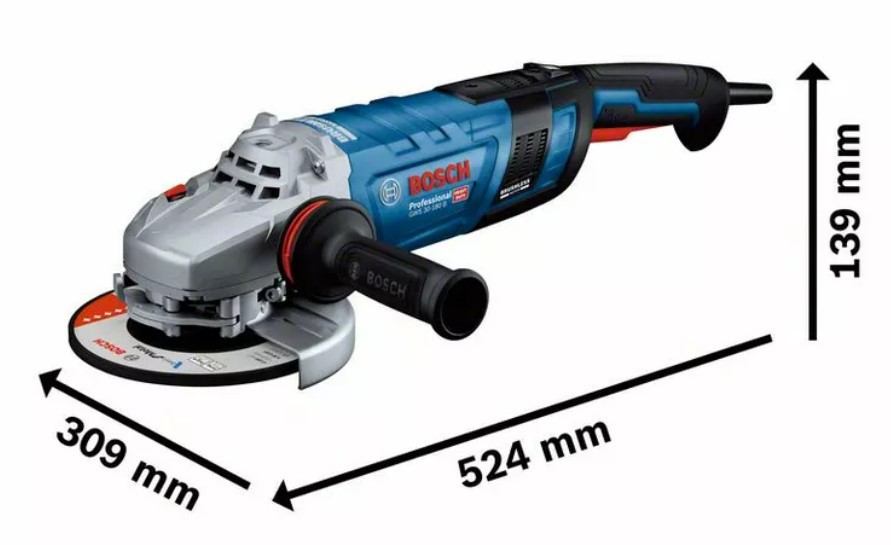 เครื่องเจียรไฟฟ้า BOSCH GWS 30-180 B Motor Brushless ขนาด 7 นิ้ว