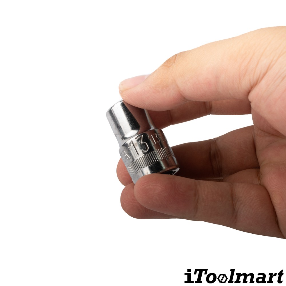 ลูกบล็อกสั้น 13 mm. 1/2 นิ้ว 12 เหลี่ยม SATA 13604