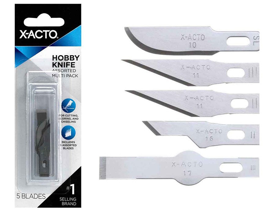 X-ACTO X231 No.1 Precision Blade Assortment (5 Pcs)