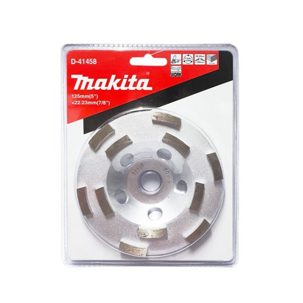 ใบเพชรถ้วย 5 นิ้ว MAKITA D-41458 ใช้กับเครื่องขัดปูน PC5000C/PC50001C