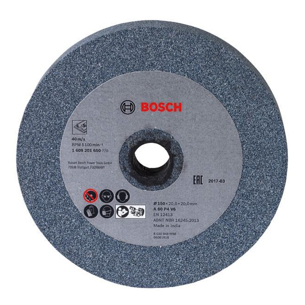 ใบเจียร 6 นิ้ว BOSCH #A60 ขนาด 150 มม.