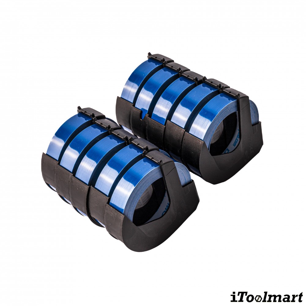 DYMO 520106 Tape global DY EMB 9 mm. x 3 m. BLUE (10Pcs.)