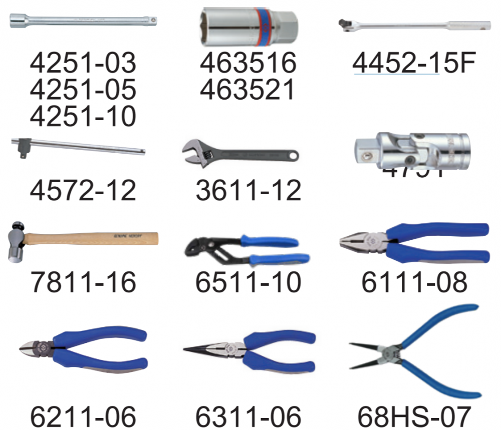 ชุดตู้เครื่องมือช่าง KINGTONY ขนาด 7 ชั้น รุ่น 934-000MR พร้อมเครื่องมือ 173 ชิ้น