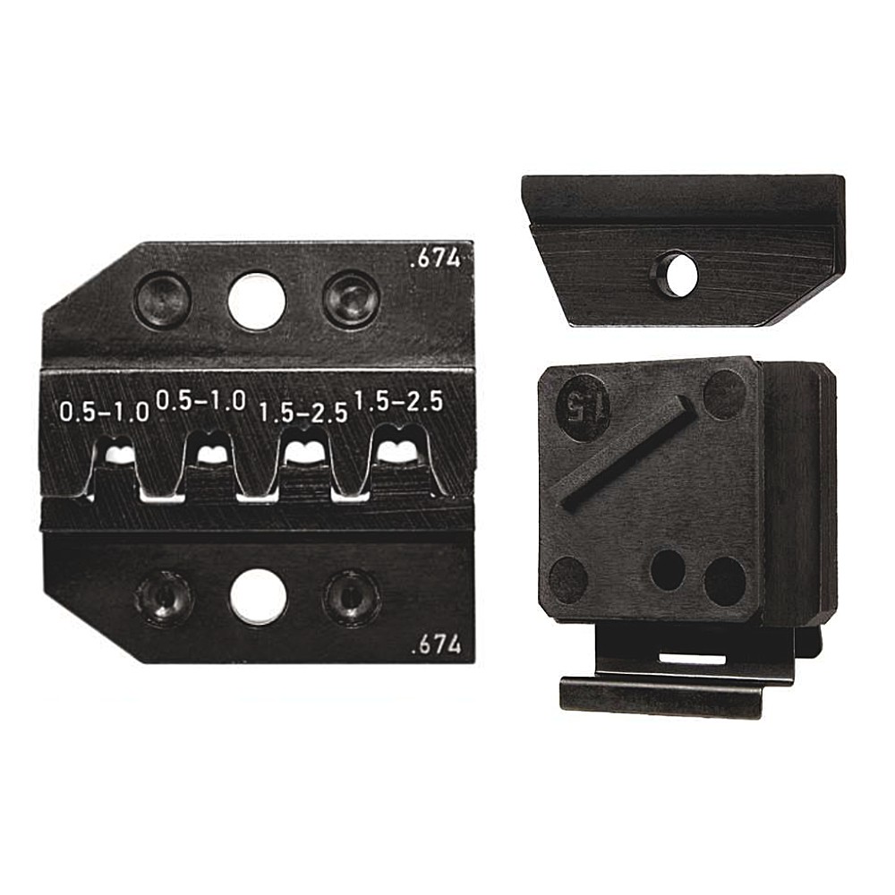หัวย้ำ ดายย้ำ Contact guide and wire stop Rennsteig 624 674 3 023 สำหรับเครื่องย้ำ PEW 12, E-PEW 12, CM 25-1, CM 25-5, CM 25-6