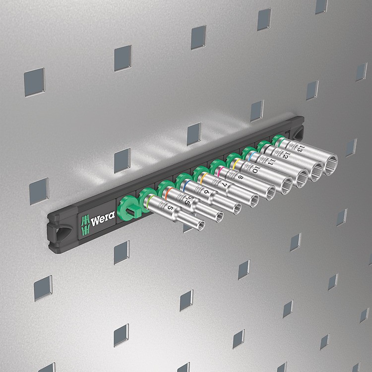ชุดบล็อก Wera Socket Rail A Deep 1 ชุด 9 ชิ้น 05005410001