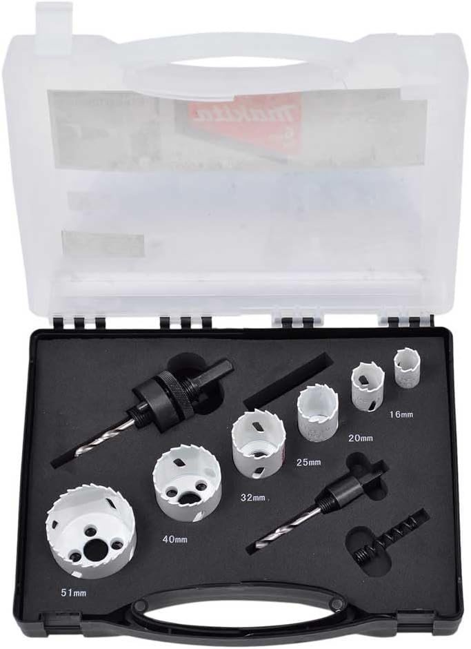 ชุดโฮลซอ MAKITA D-47123 ชุด 6 ชิ้น (16, 20, 25, 32, 40, 51 มม.)