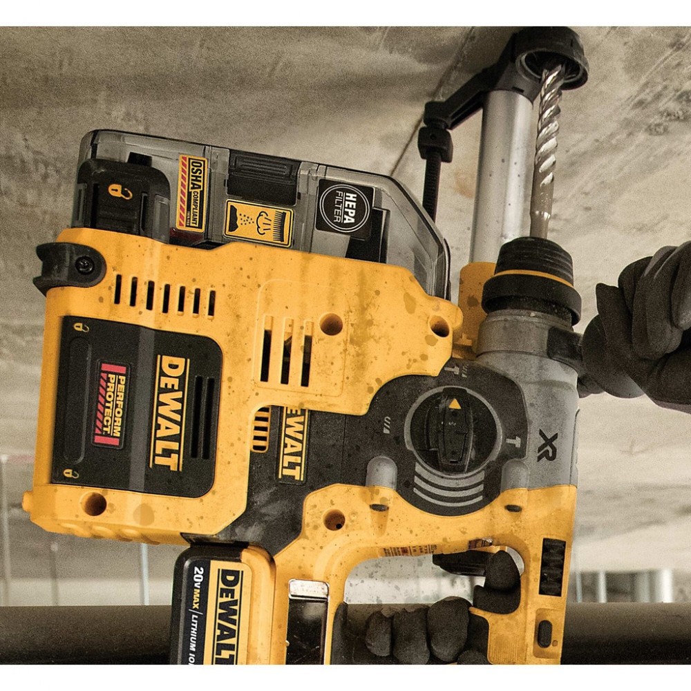 เครื่องดูดฝุ่น DEWALT DWH303DH สำหรับสว่านโรตารี่ไร้สาย DCH273