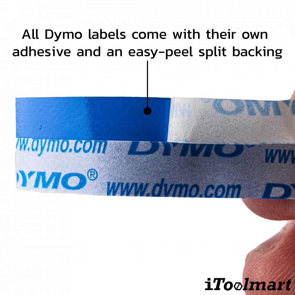 Tape plastic DYMO S0721650 Letratag 12 mm. x 4 m. BLUE