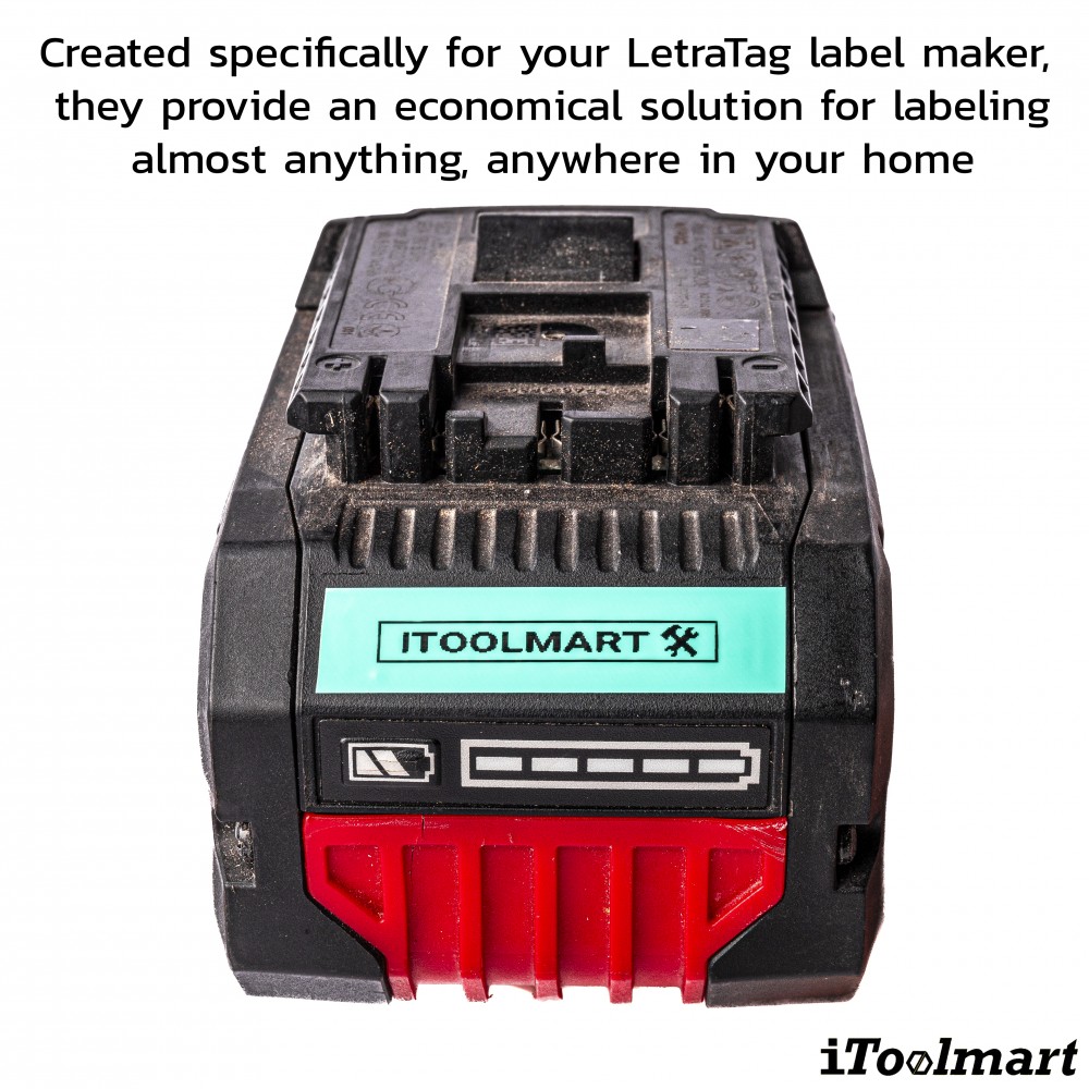 Tape plastic DYMO S0721640 Letratag 12 mm. x 4 m. GREEN