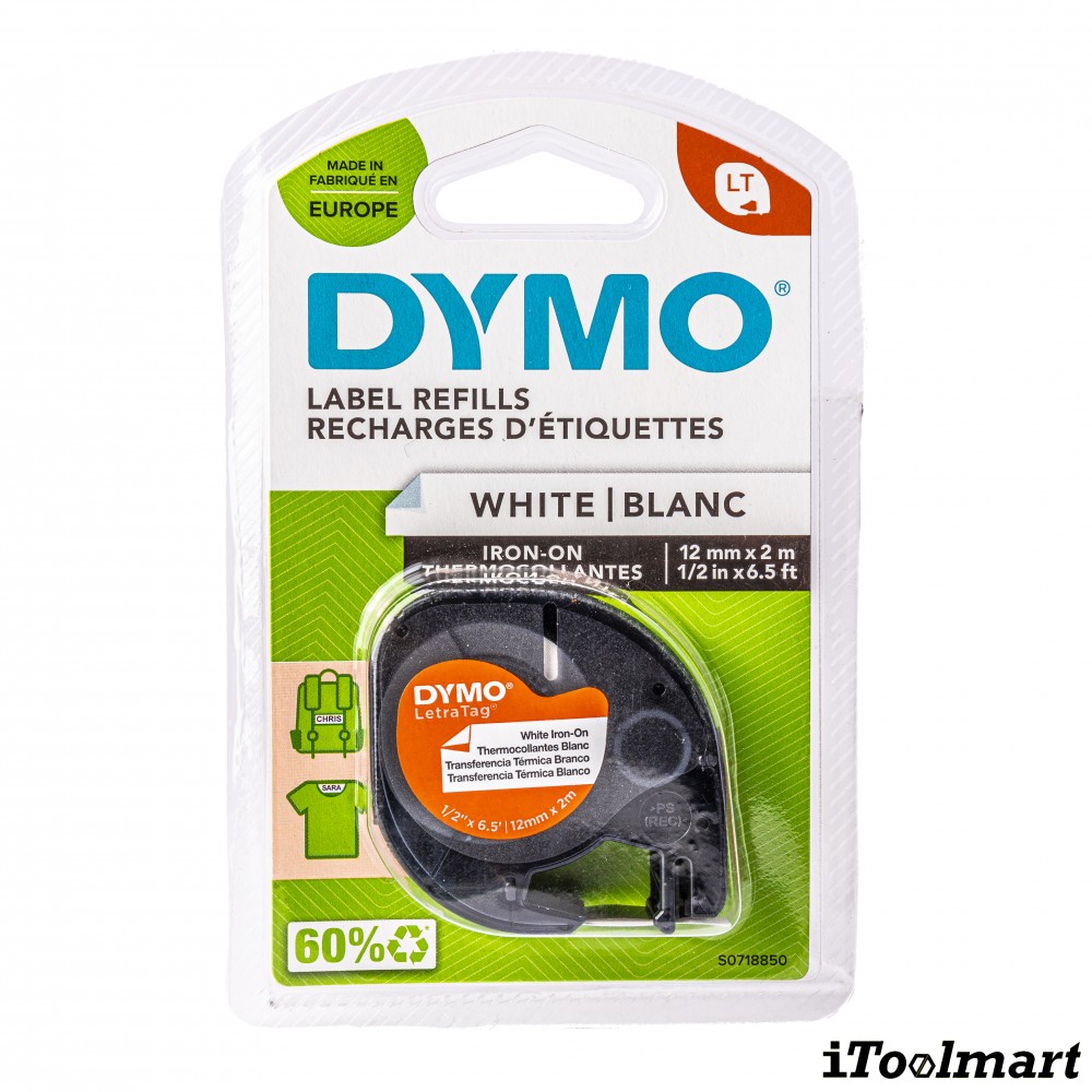 Tape DYMO S0718850 Letratag IRON-ON 12 mm. x 2 m.