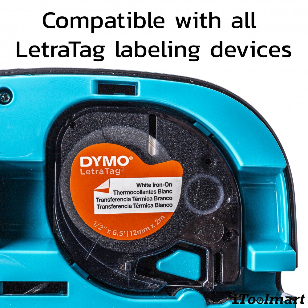 Tape DYMO S0718850 Letratag IRON-ON 12 mm. x 2 m.