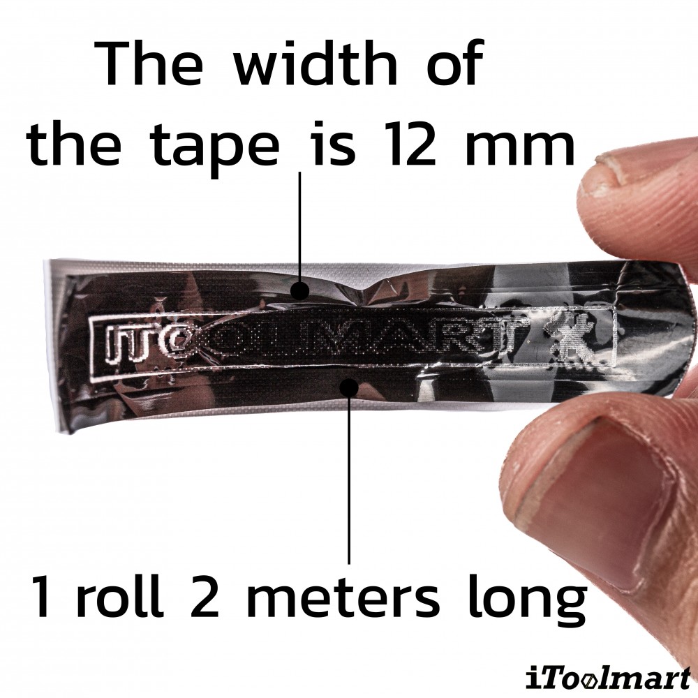 Tape DYMO S0718850 Letratag IRON-ON 12 mm. x 2 m.