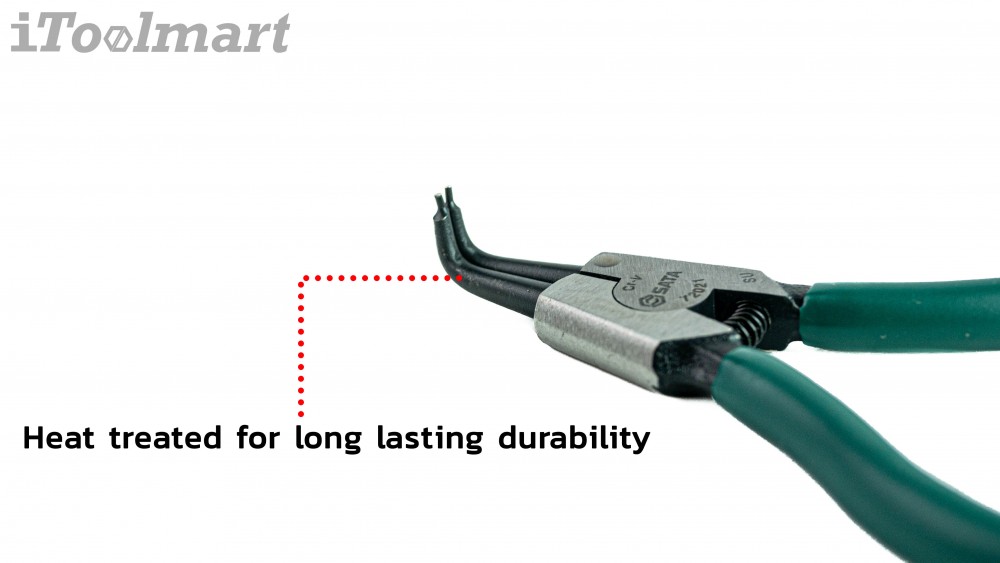คีมถ่างแหวนปากงอ ขนาด 5 นิ้ว GERMAN SATA 72021