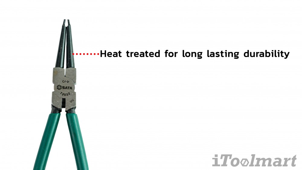 คีมหนีบแหวนปากตรง ขนาด 7 นิ้ว GERMAN SATA 72032
