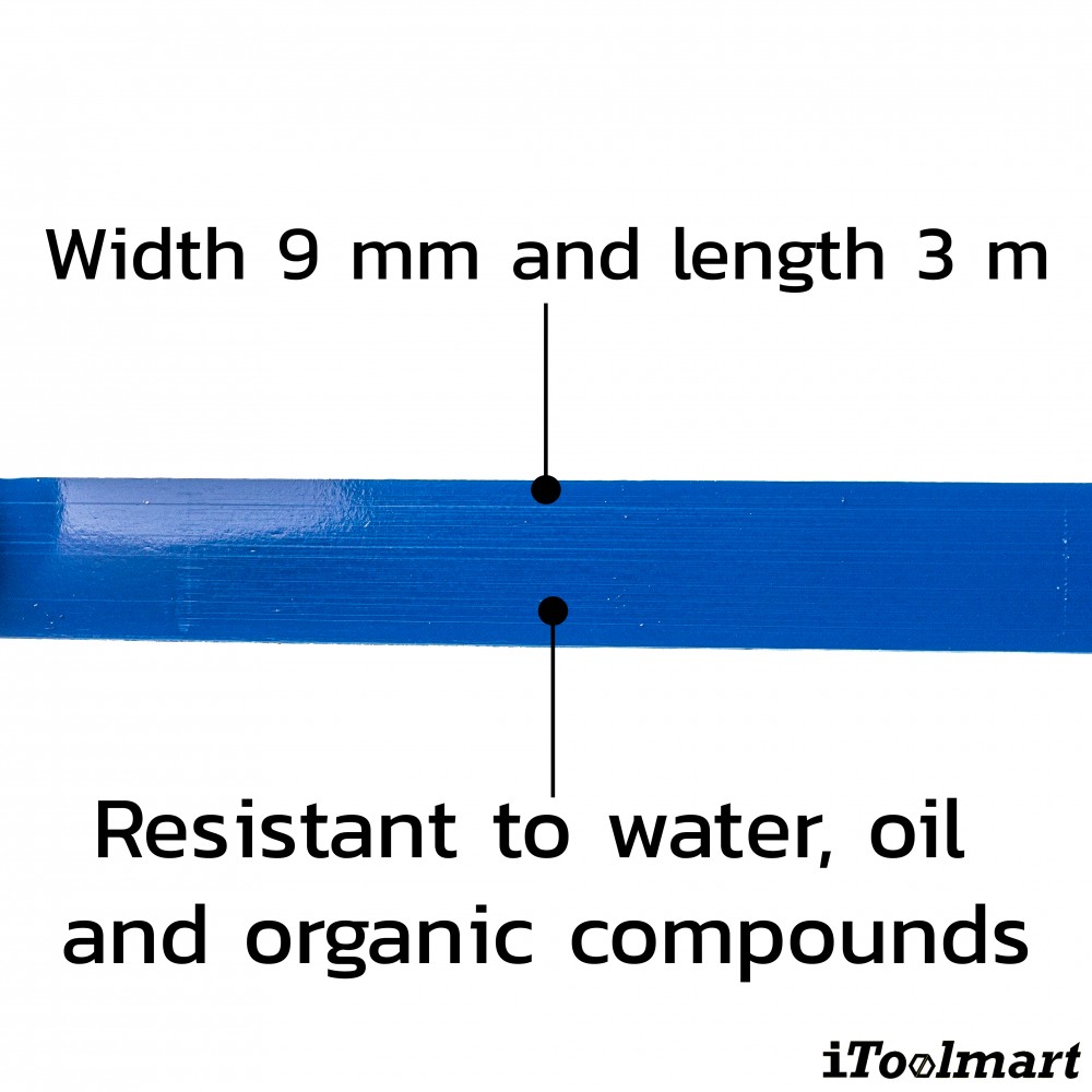 Tape global DYMO 520106 DY EMB 9 mm. x 3 m. BLUE