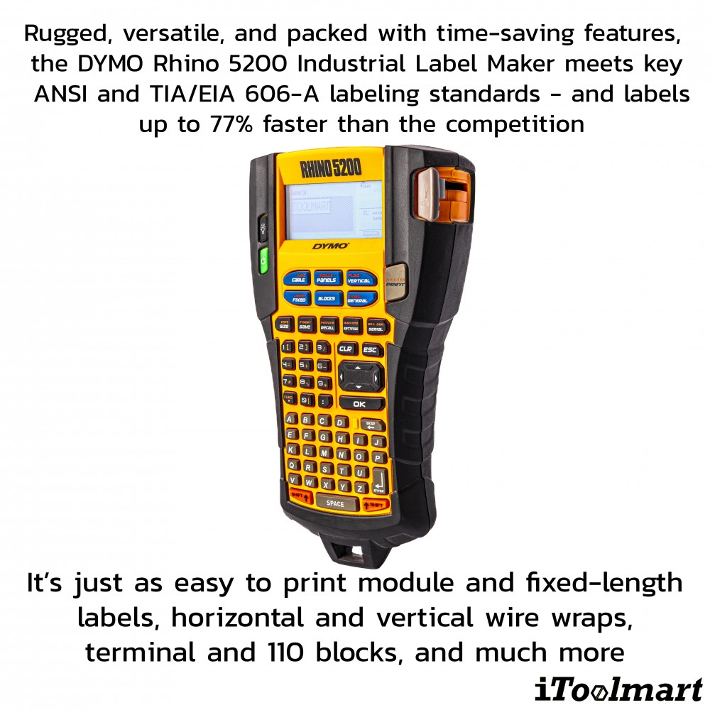 DYMO Rhino 5200 QWERTY 19MM EU