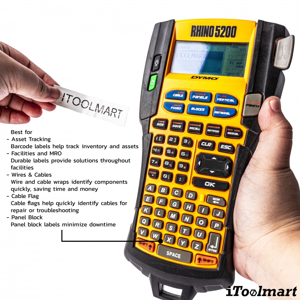 DYMO Rhino 5200 QWERTY 19MM EU