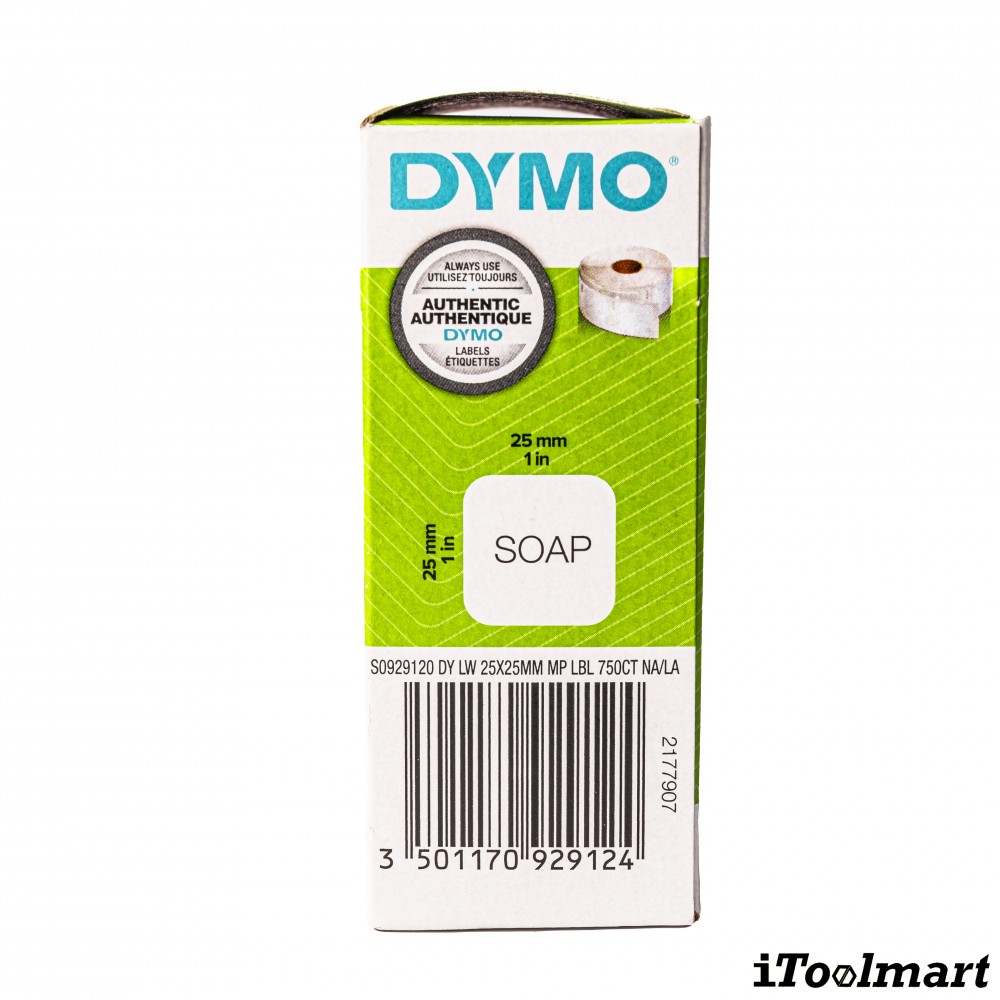 Dymo LW SQUARE MULTIPURPOSE LABELS 25X25MM (750) 