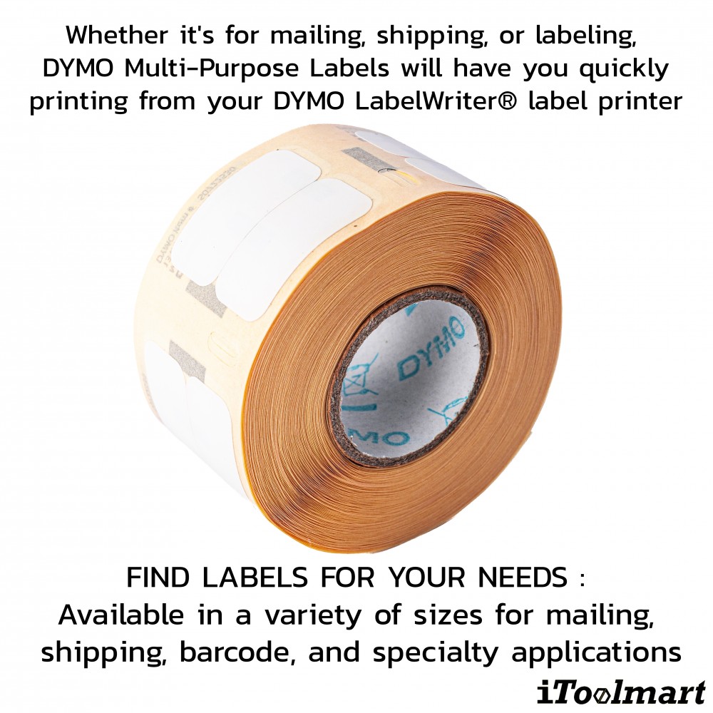 Dymo LW LABEL MULTI-PURPOSE 12x24mm