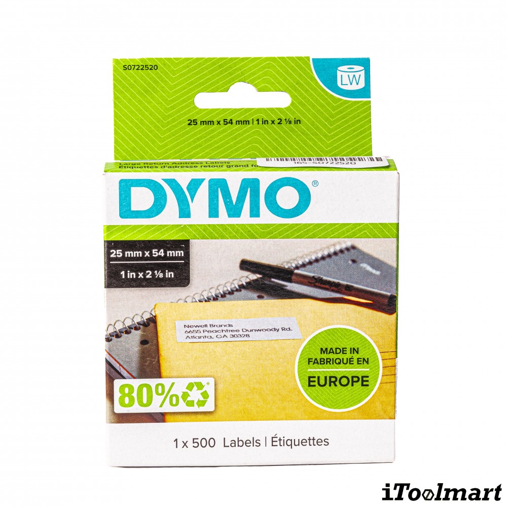 Dymo LW RETURN ADDRESS LABEL S0722520