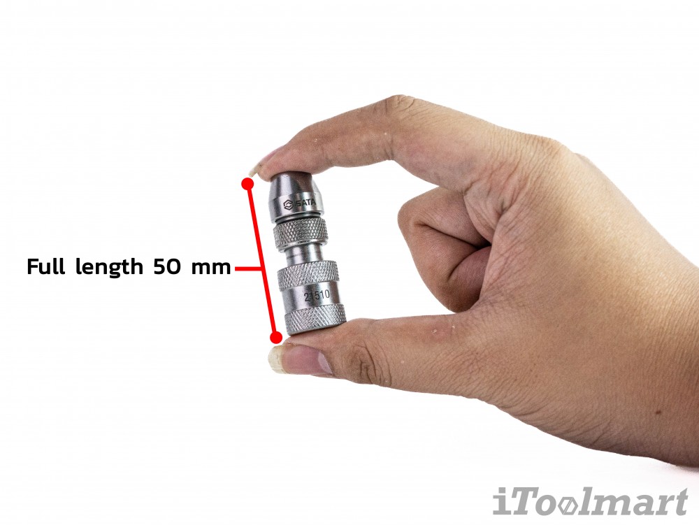 ข้อต่อจับดอกสวมเร็ว 1/4 นิ้ว SATA 21510 ขนาด 50 mm