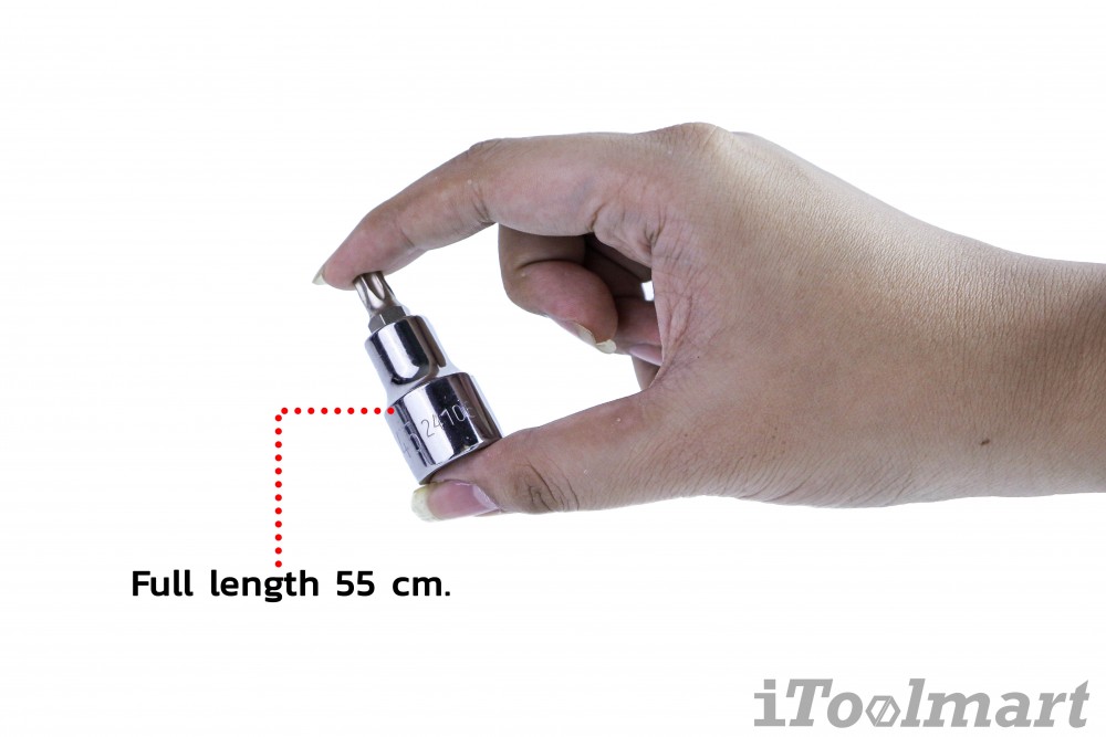 ลูกบล็อกเดือยโผล่ หัวทอกซ์ 1/2 นิ้ว SATA 24104 T30x50 mm
