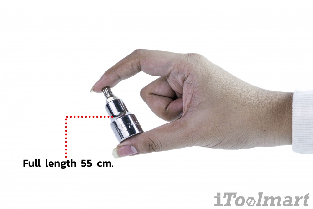 ลูกบล็อกเดือยโผล่ หัวทอกซ์ 1/2 นิ้ว SATA 24106 T45x50 mm