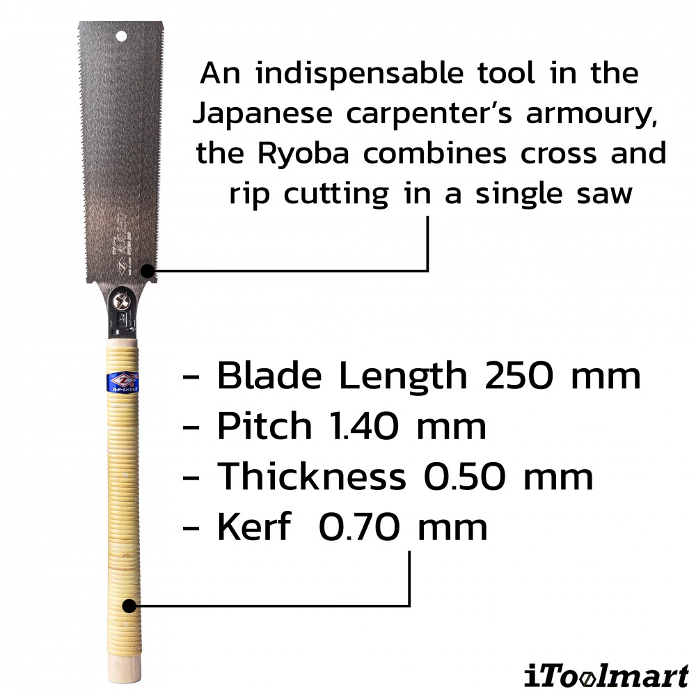 Carpenter saw ZETSAW Ryoba Double Edge 250 mm No.30007