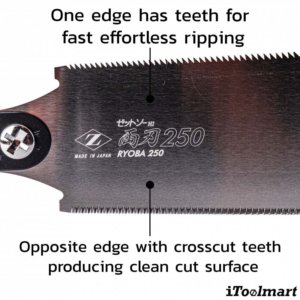 Carpenter saw ZETSAW Ryoba Double Edge 250 mm No.30007