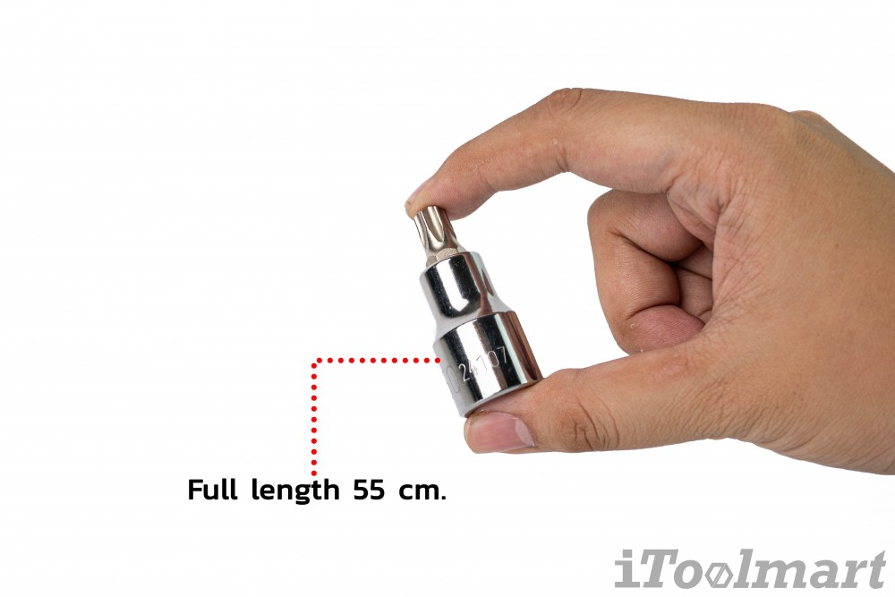 ลูกบล็อกเดือยโผล่ หัวทอกซ์ 1/2 นิ้ว SATA 24107 T50x50 mm