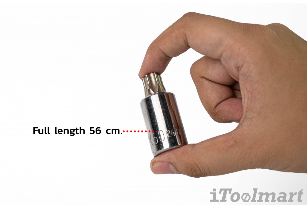 ลูกบล็อกเดือยโผล่ หัวทอกซ์ 1/2 นิ้ว SATA 24109 T60x50 mm