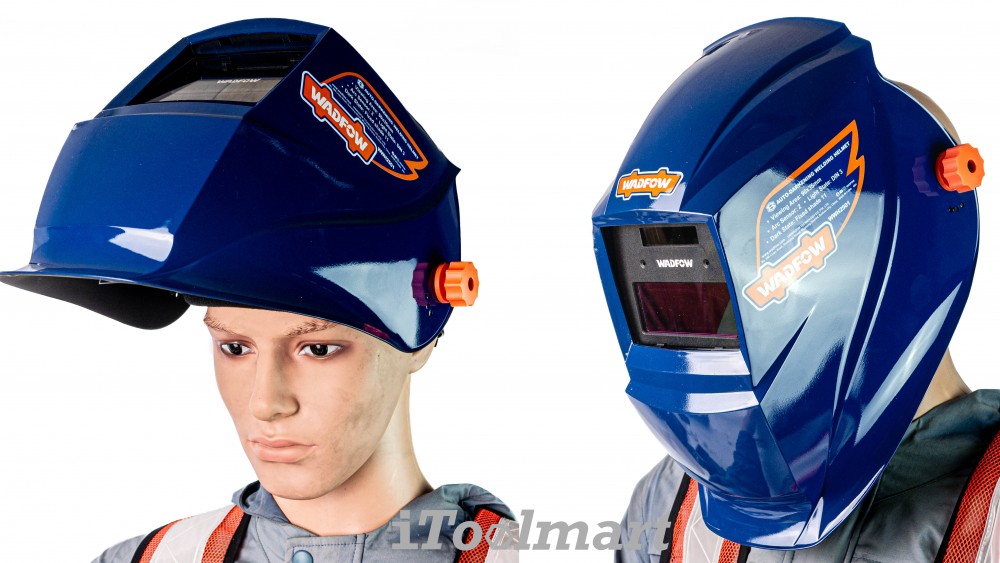แว่นตางานเชื่อม ปรับแสงอัติโนมัติ WADFOW WWH2501 พื้นที่การมองเห็น 90 x 35 มม 