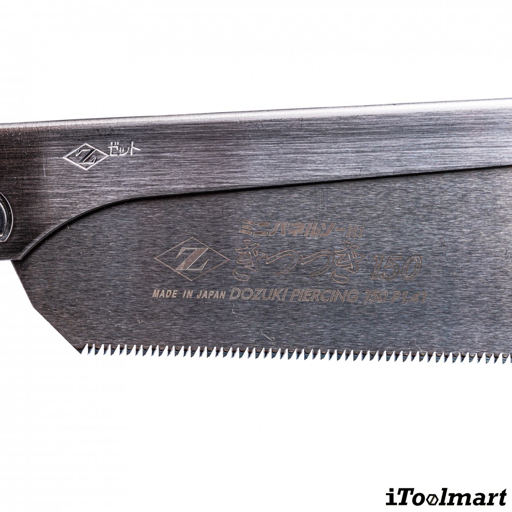 เลื่อยสันแข็ง สร้างเดือย สำหรับไม้เนื้ออ่อน ZETSAW 07043 DOZUKI PIERCING 150 P1 41 ขนาด 150 mm 