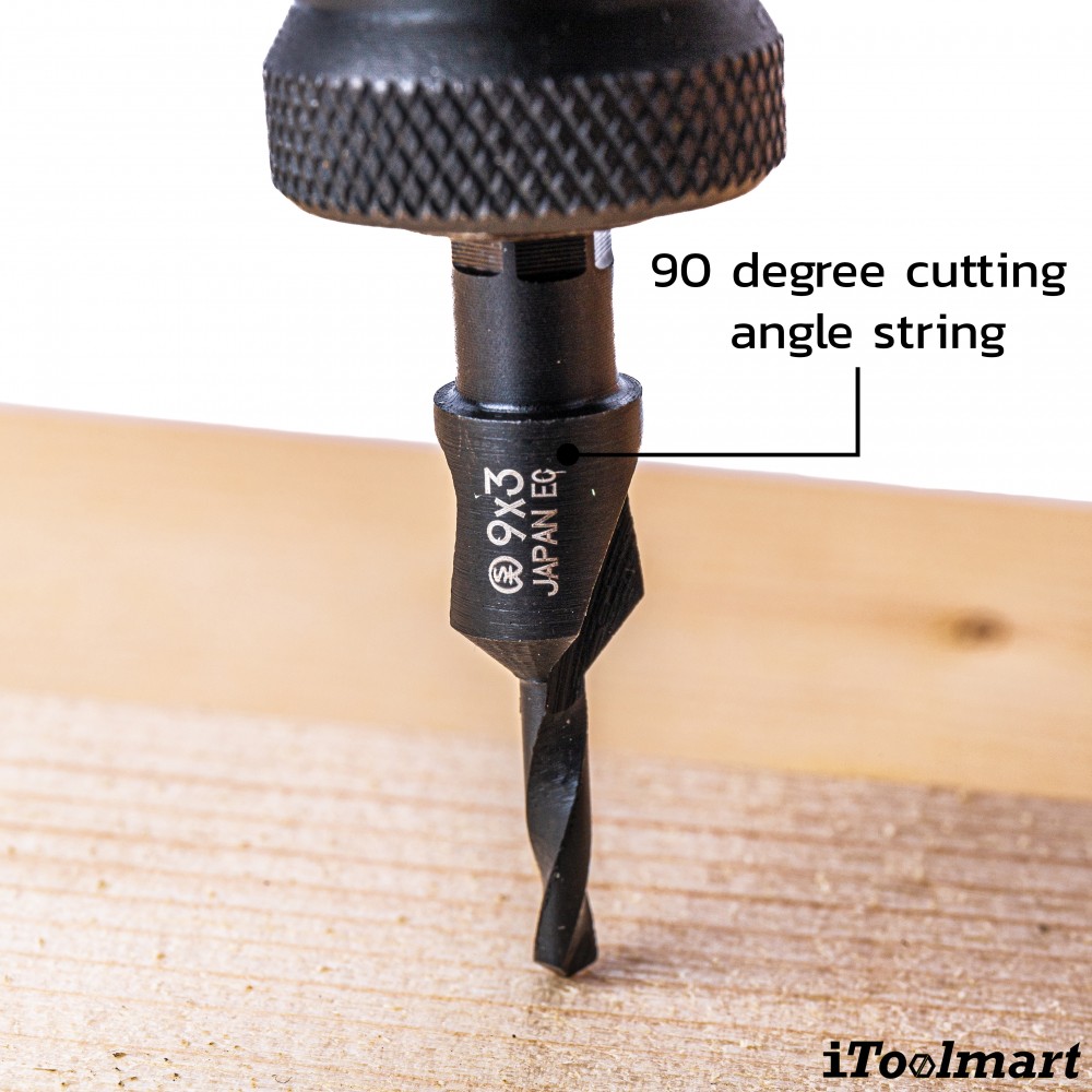 ดอกสว่านเจาะนำ เตเปอร์ ONISHI MS 9 3 ขนาด 9 0x3 0 ก้าน Hex