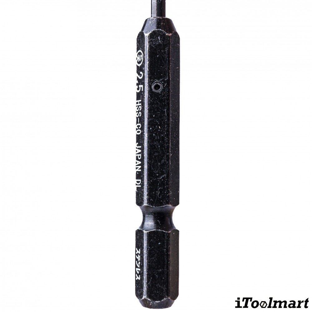 ดอกสว่านเจาะสแตนเลส อย่างดี ONISHI NO 26 ขนาด 2 5 mm โคบอลต์ ก้าน HEX