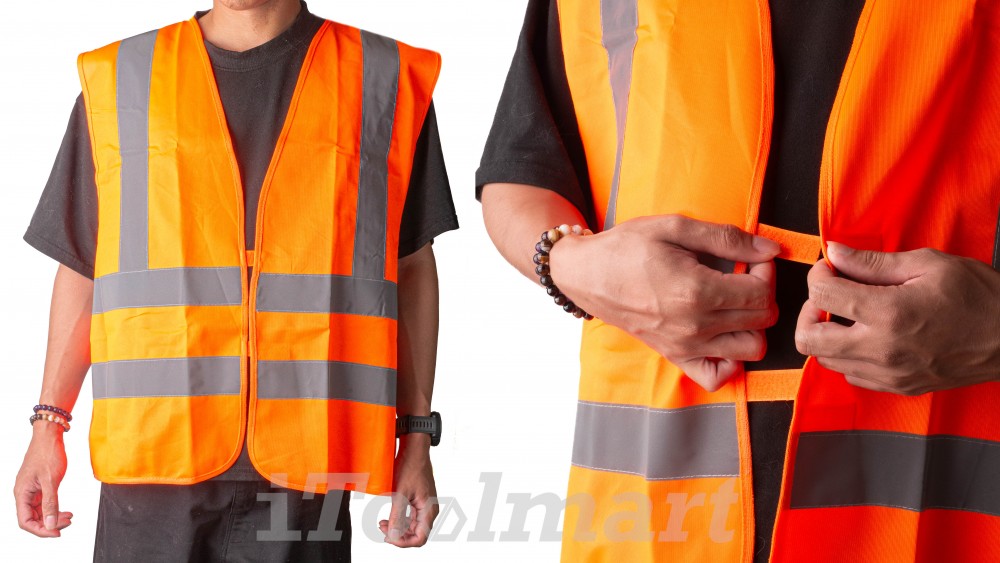 เสื้อสะท้อนแสง WADFOW WRV1801 Size XL สีส้ม