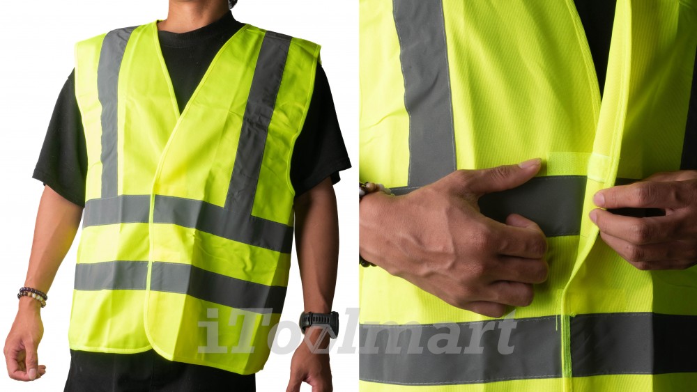 เสื้อสะท้อนแสง WADFOW WRV1802 Size XL สีเหลือง