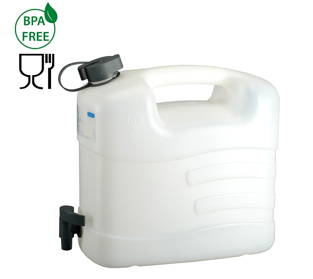 แกลลอนน้ำ PRESSOL ขนาด 10 ลิตร พร้อมก๊อก HDPE Food Grade 