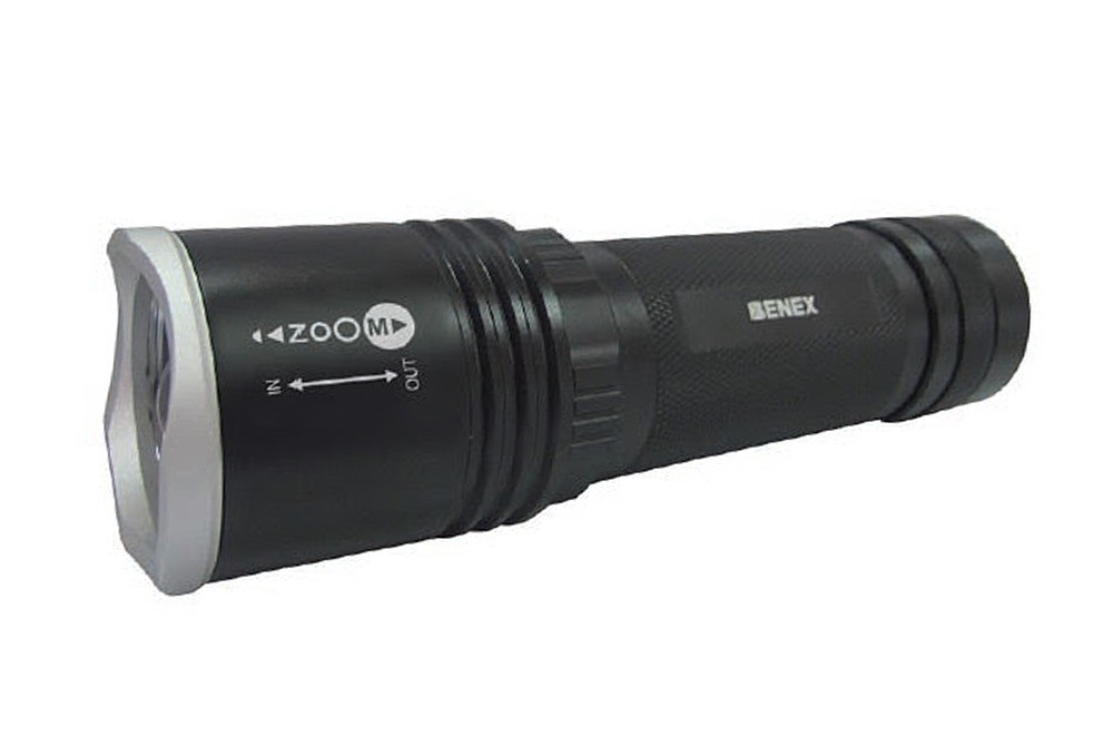 ไฟฉาย LED BENEX Zoom Smart ET 0944 สีดำ