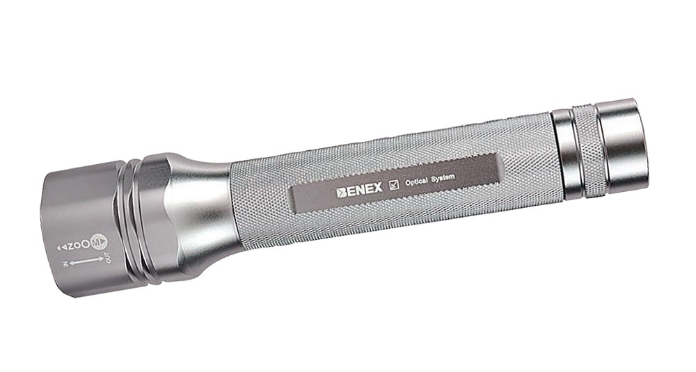 ไฟฉาย LED BENEX Zoom Smart ET 0905 สีเงิน