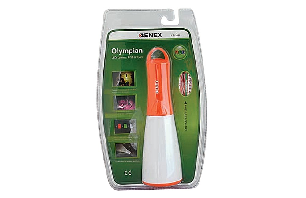 ไฟฉาย LED อเนกประสงค์ BENEX ET 1601 สีส้ม