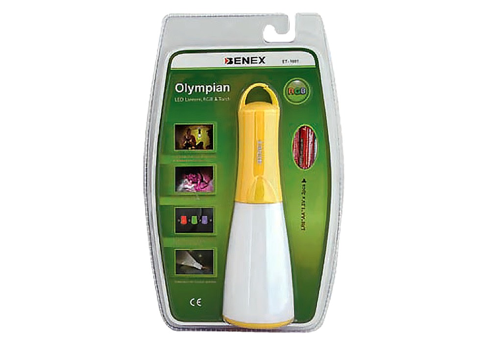 ไฟฉาย LED อเนกประสงค์ BENEX ET 1601 สีเหลือง